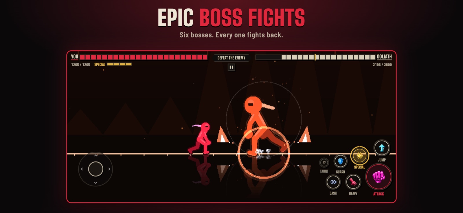 Bone Yard gameplay: Epic boss fights. Six bosses. Every one fights back.